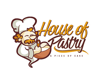 50款国外面包和糕点店Logo设计 平面...