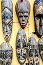 面具,加纳,纪念品,非洲,华丽的正版图片素材