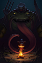 Tahm Kench: The River King, Robyn Lau : Finished this fanart for the release of League's new champion, Tahm Kench. :)