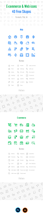 40 Free Icons (Psd, Ai) : Just freebie icon pack.