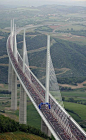 The beautiful Millau Viaduct, France