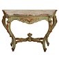 Rococo, Louis XV style painted console