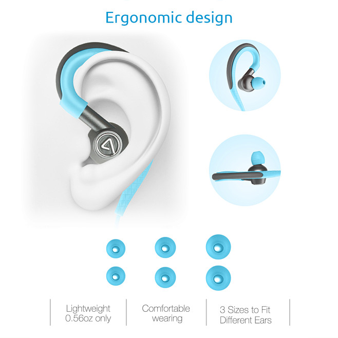蓝牙耳机耳机设计，PISEN,，亚马逊主...