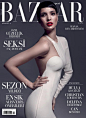 Hanaa Ben in Harper’s Bazaar Turkey’s April 2013 Cover