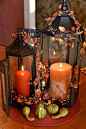 homemade halloween decorations and thanksgiving centerpiece ideas: 