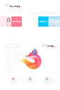 乐狐音乐 音乐APP UI Presentation color icon logo fox 图标 启动图标