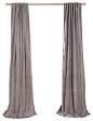 Signature Silver Gray Blackout Velvet Curtain traditional curtains