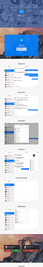 Messenger - OSX Yosemite Concept : Messenger is Facebook's hugely popular messaging platform with over 600 million monthly users. The iOS and Android versions let users chat with all their Facebook frihttp://huaban.com/bookmarklet/?media=https%3A%2F%2Fmir