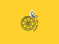 柑橘与柠檬！20款水果元素Logo设计 - 优优教程网