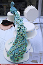 peacock wedding cake | ...♥Beautiful Cakes♥...