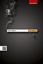 俄罗斯吸烟危害活动宣传公益海报
