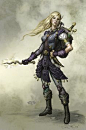 Female Elf Pathfinder by TARGETE | NOT OUR ART - Please click artwork for source | WRITING INSPIRATION for Dungeons and Dragons DND Pathfinder PFRPG Warhammer 40k Star Wars Shadowrun Call of Cthulhu and other d20 roleplaying fantasy science fiction scifi 