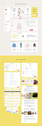 Ecommerce website design for a kids store: 