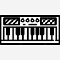 电子键盘图标高清素材 乐器 合成器 电器 钢琴 音乐键 UI图标 设计图片 免费下载 页面网页 平面电商 创意素材