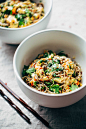 Chopped Chicken Sesame Noodle Bowls