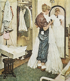 幸福的墩墩love采集到Norman Rockwell