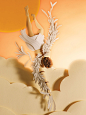 The Flight of Icarus  : 3D paper cut images tell the story of the Greek myth of the flight of Icarus