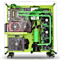 【ThermaltakeCA-1E7-00M8WN-00】Tt（Thermaltake）Core P5 绿色 开放式机箱 （为DIY水冷设计/支持长显卡/可壁挂/双U3/游戏水冷机箱）【行情 报价 价格 评测】-京东