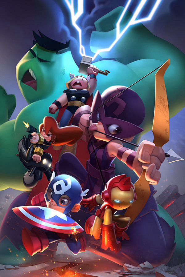 Avengers GO! by chee...