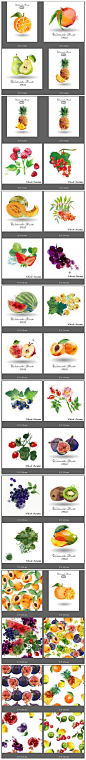 蔬菜  水果  夏季 促销  海报  EPS 矢量  设计素材