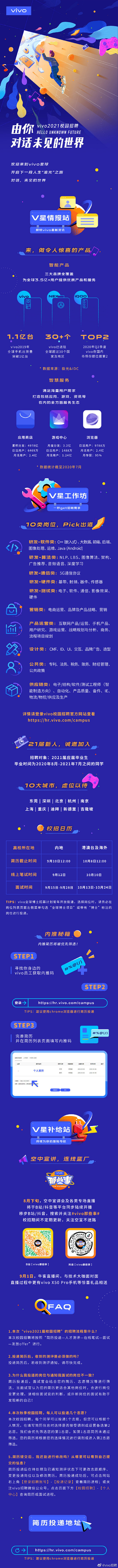 vivo2021全球校园招聘正式启动！1...