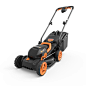 2x20V (4.0Ah) Cordless 14" Lawn Mower with Mulching Capabilities and Intellicut