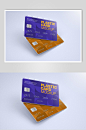 高端银行卡礼卡卡片设计展示样机效果图