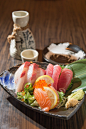 Well-known Japanese Food "Sashimi", Fresh Raw Fish at Izakaya Sake Bar｜刺身#赏味期限##美食##吃货#