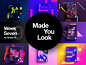 Made You Look | Poster Collection 2017 : Made You Look --01--A self promotional project aswell as a personal challenge where I aim to design a poster a day throughout 2017.The subject is totally random and the only rule is that it can't take longer than 1