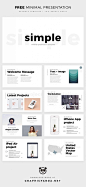 【免费】一个轻量而实用的Keynote免费模板 Simple Minimal – Free Keynote Template by LouisTwelve  