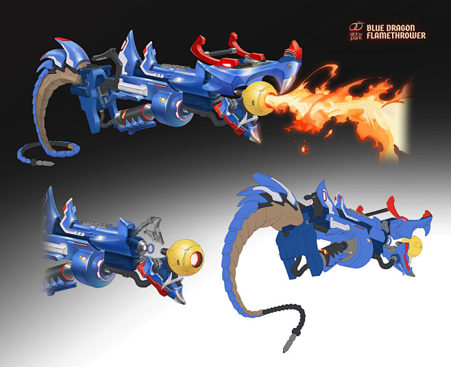 blue dragon flamethr...