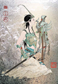 张旺插画——《九州幻想》之战神的女儿