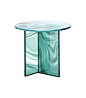 Liquefy Glas Italia Occasional Table