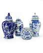 Vintage Blue & White Porcelains - Horchow