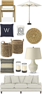 CHIC COASTAL LIVING: Beach House: GET THE LOOK @A Williams-Sonoma Home