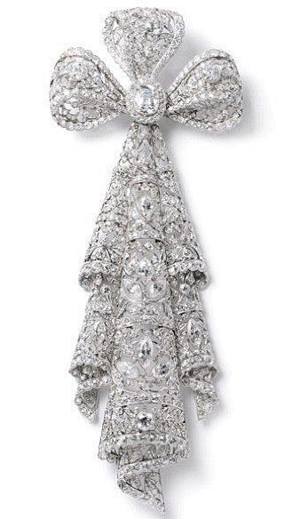 丝带结式胸针 1906年巴黎卡地亚、首饰...