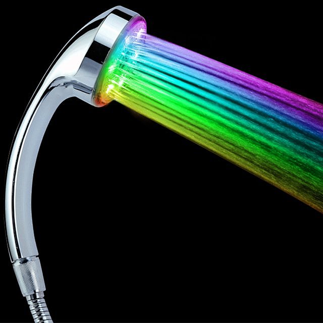 #工业设计#LED彩虹热水器喷头
