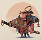 Samurai CDChallenge : Samurai Kid i designed for CDC july theme.