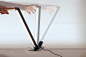 Faceted rolled desk LED lamp Anchor-2 on Behance