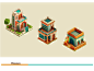 Elmadina (Buildings) : Elmadina a social game on facebook  by Nezal entertainment , this is some buildings designs.