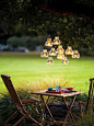 lanterns and a table for two