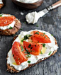 whipped feta topped w/ roasted tomatoes