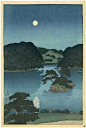 月夜 | 川濑巴水 Hasui Kawase