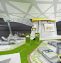 ROSNEFT Hannover Messe 2013 : Exhibition Stand design concept for the RosNeft Oil company at the Hannover Messe 2013