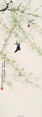 陈树人花鸟画欣赏——陈树人（1883～1948）广东岭南画派创始人之一。自幼喜爱美术，师事著名岭南画派大师居廉。早年留学日本毕业于西京美术学校和东京立教大学，曾在广东优级师范学校、广东高等师范学校任教。与高剑父、高奇峰同为岭南画派三杰。其画风清新、恬淡、空灵，独树一帜