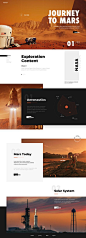 Split header design - landing page Visual Exploration. Check out my instant updates here Follow me on Instagram | Twitter | Behance December 03, 2017