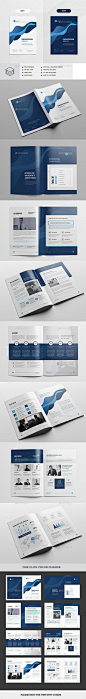 Clean & Modern Multipurpose Brochure Template InDesign INDD