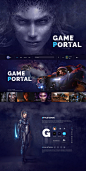 GAME PORTAL游戏门户界面概念设计-乌克兰Game portal - conception [3P] (1).jpg