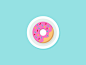 Donut #图标# #UI# #扁平化# #色彩# #清新#