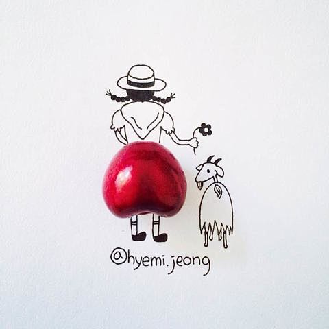 加拿大插画家 Hyemi Jeong用生...